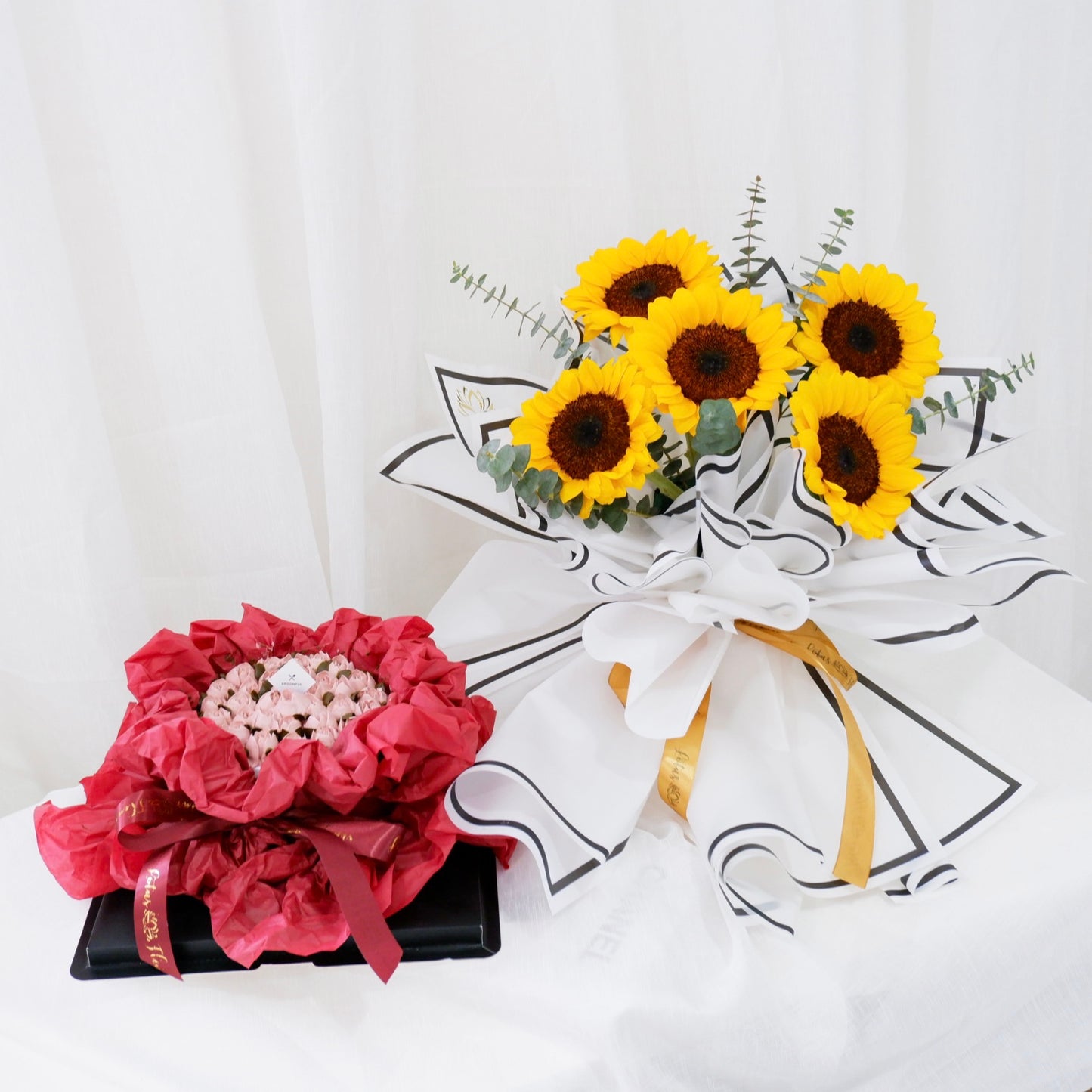 Sunshine - Bouquet Cake Bundle