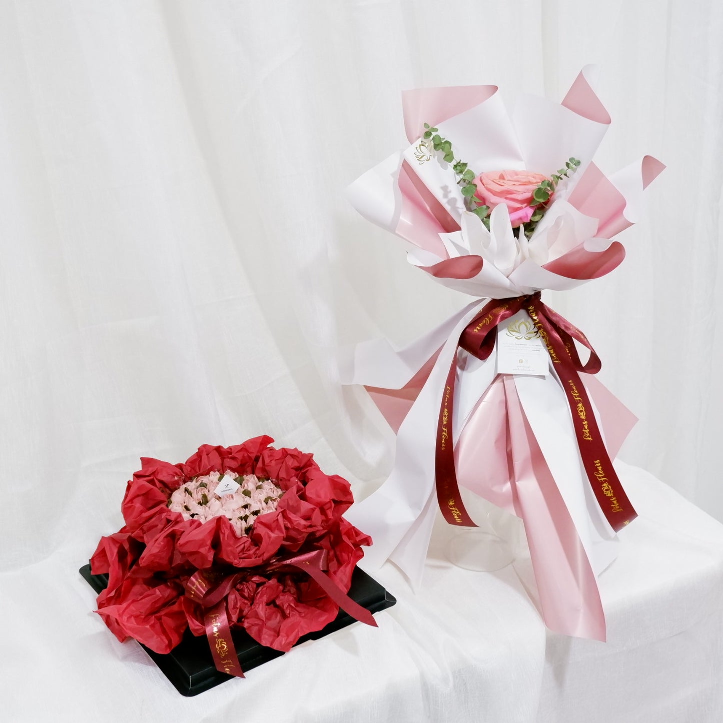 Scarlet - Bouquet Cake Bundle